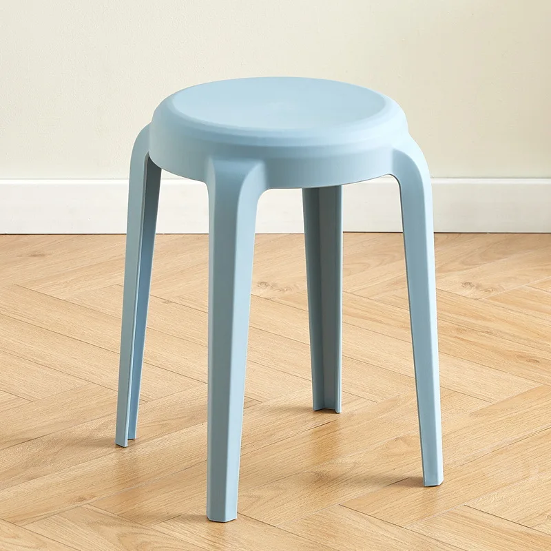 Cheap Northern Europe cafe chair portable plastic stool outdoor plastic bar stools