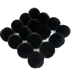2022 Cheap low price high quality 7cm faux rabbit fur ball pompoms  with elastic band for accessory/clothes/shoes