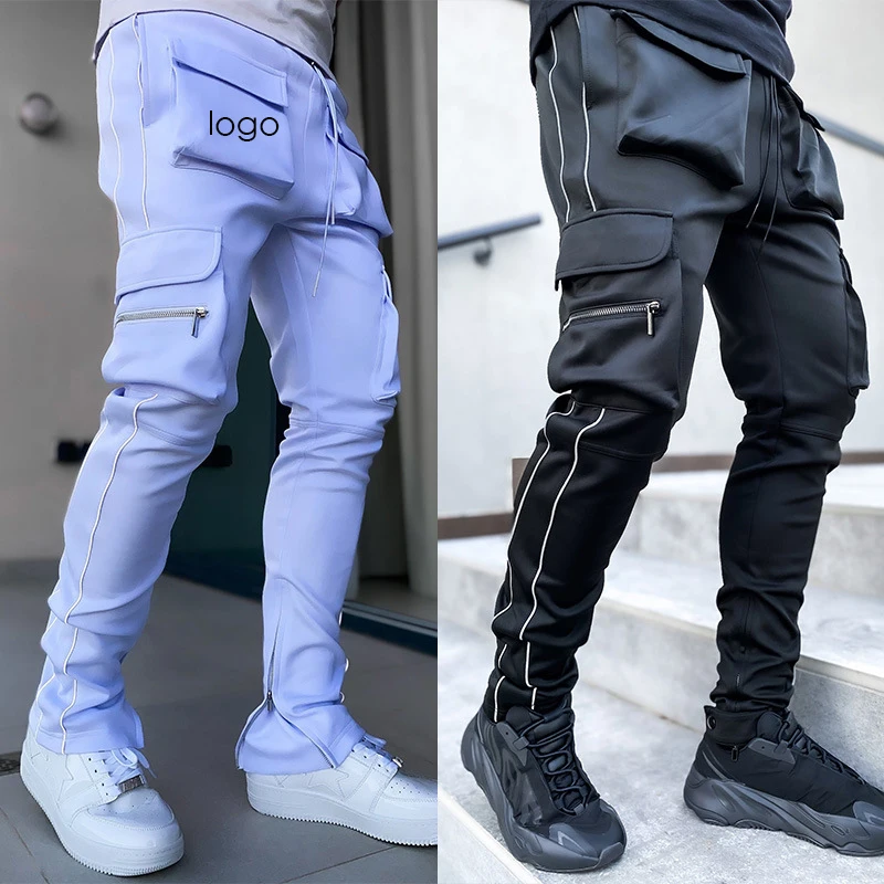 Joggers Men Cargo Pants Streetwear Hip Hop Casual Pockets Track Pants Male Harajuku Fashion Trousers