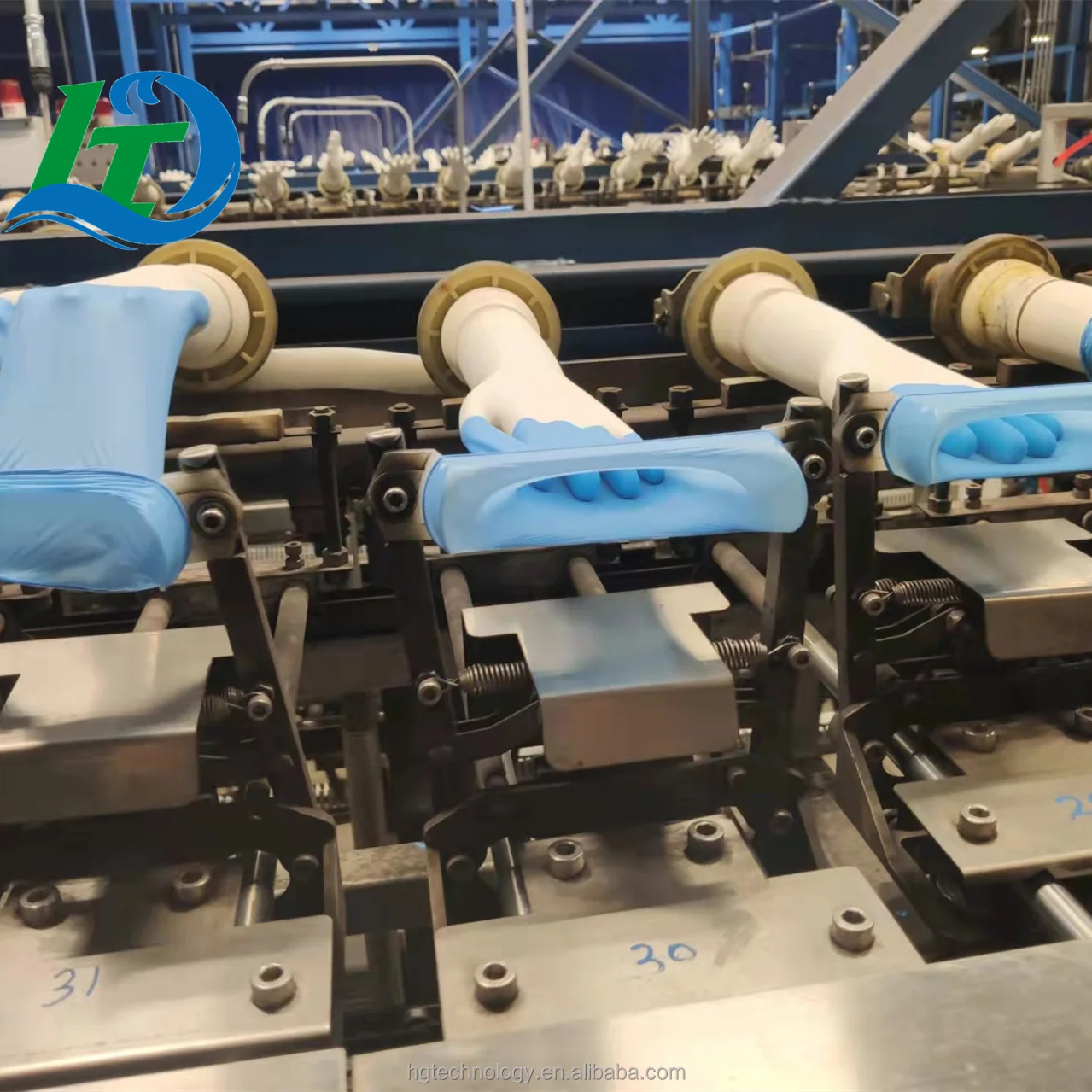 disposable gloves making machinery nbr work glove making machine line