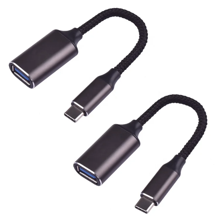 Дешевые цены Тип C 3 0 мужчина к Usb Женский адаптер OTG кабель для мобильного телефона