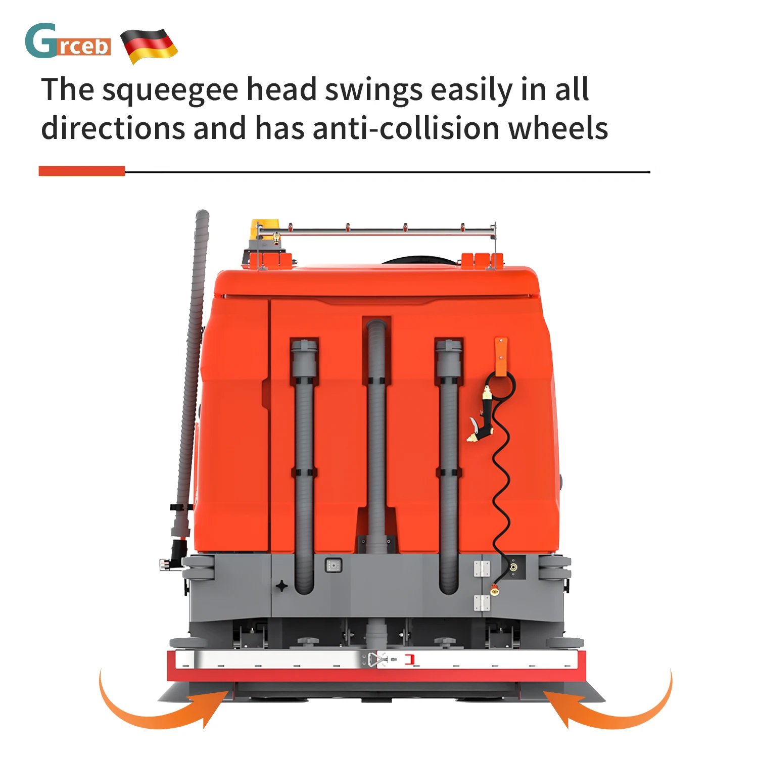 GS1450 Best Seller Ride-on Floor Scrubber Automatic Road Scrubber for Parking Lot Cleaning Used for Farm Industries