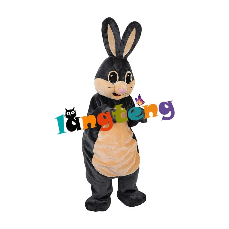 866 Grey Bunny Rabbit Cartoon Cosplay Animal Costume Mascot Costumes For Holiday