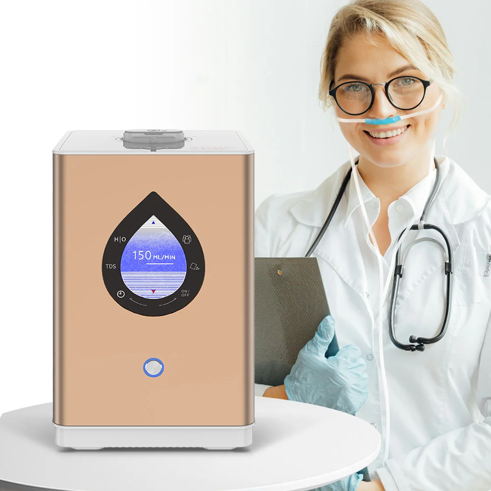 Portable 150ml PEM Technology Hydrogen Machine Small Hydrogen Generator Inhale Oxygen Hydrogen Drink Water Inhaler