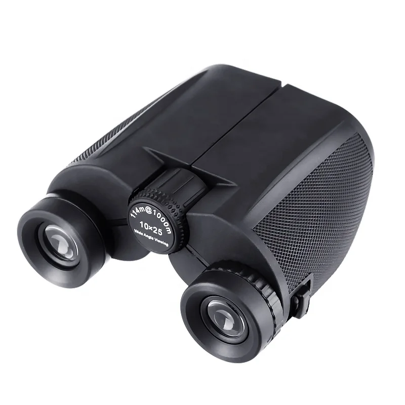 adults and children  10X25 compact Paul Binoculars for outdoor exploration  hunting travel  sports games etc. Large eyepiece