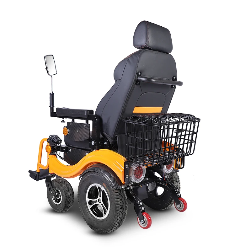 2022 New Intelligent Automatic Reclining Electric Wheelchair Sports Disabled Electric Wheelchair Elderly Scooter