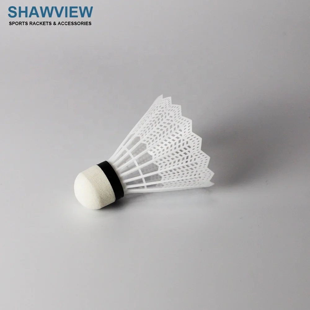Shanview Wholesale White Durable Duck Ball Goose Feather China Shuttlecock Badminton