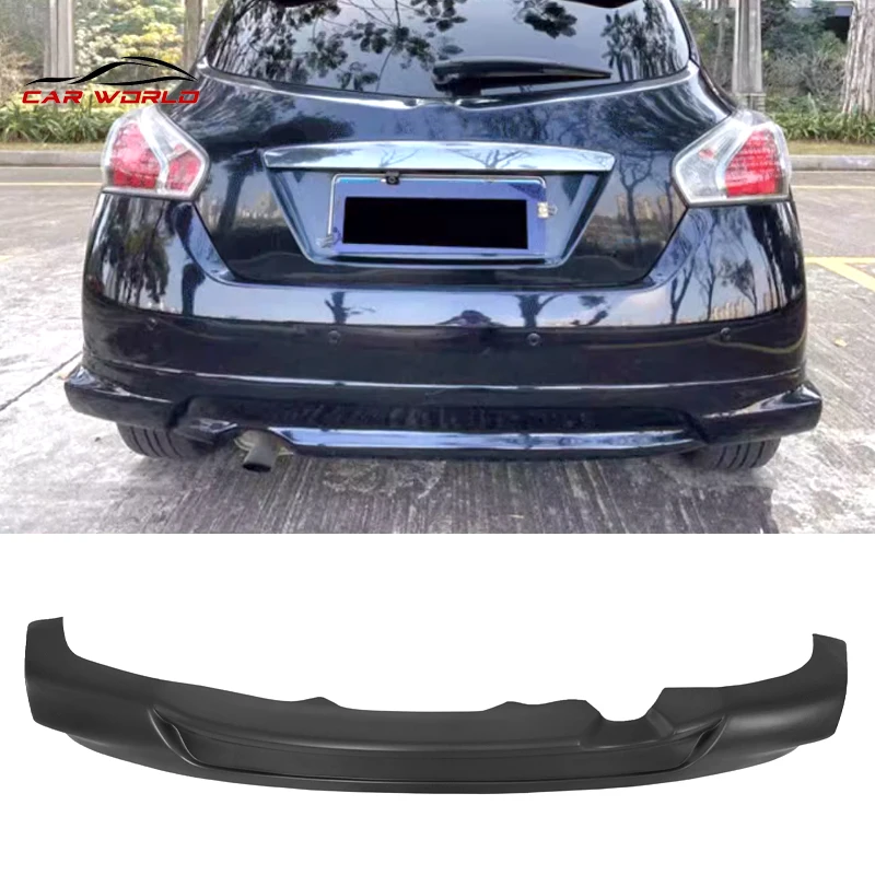 Car Body Kits for nissan tiida 2012 2013 2014 Front Lip Side Skirt ABS Material Rear Diffuser Lip One Exhaust Tip Exterior Parts