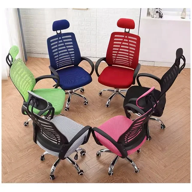 Modern Sillas De Oficina Office Chairs For Office Desks Table Conference Meeting Mesh Executive Office Chairs With Headrest