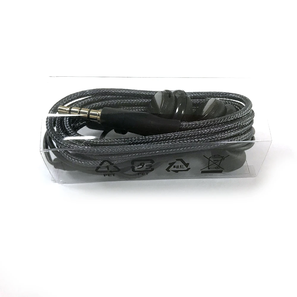 Hot Sales S8 Sports Earphones Black 3.5mm Gaming in-ear wired Earphones Headphones with Microphone Wire Headset headphone