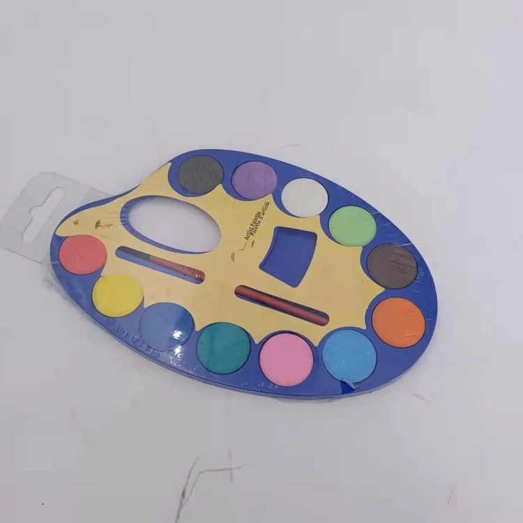 CX1-025 Water Color With Water Brush Painting Set Art Supplies Watercolor Paints Solid Color