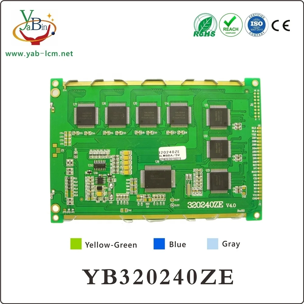 Dots Matrix type 320240 320x240  Graphic lcd Module Screen Display Ra8803/Ra8806 Controller 320240 Lcd Panel