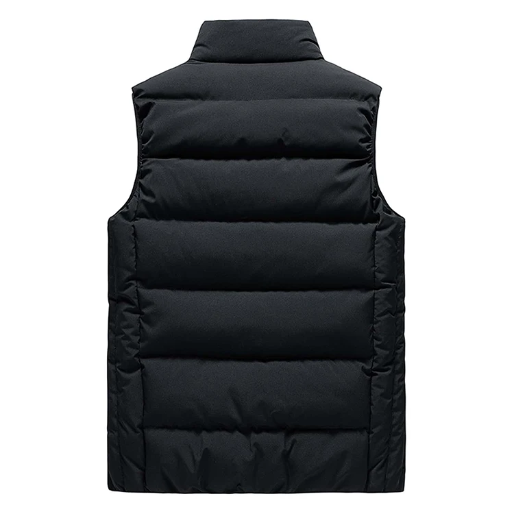 Winter Jackets Vests Black Soft Lightweight Casual Sleeveless Man Vest Jacket