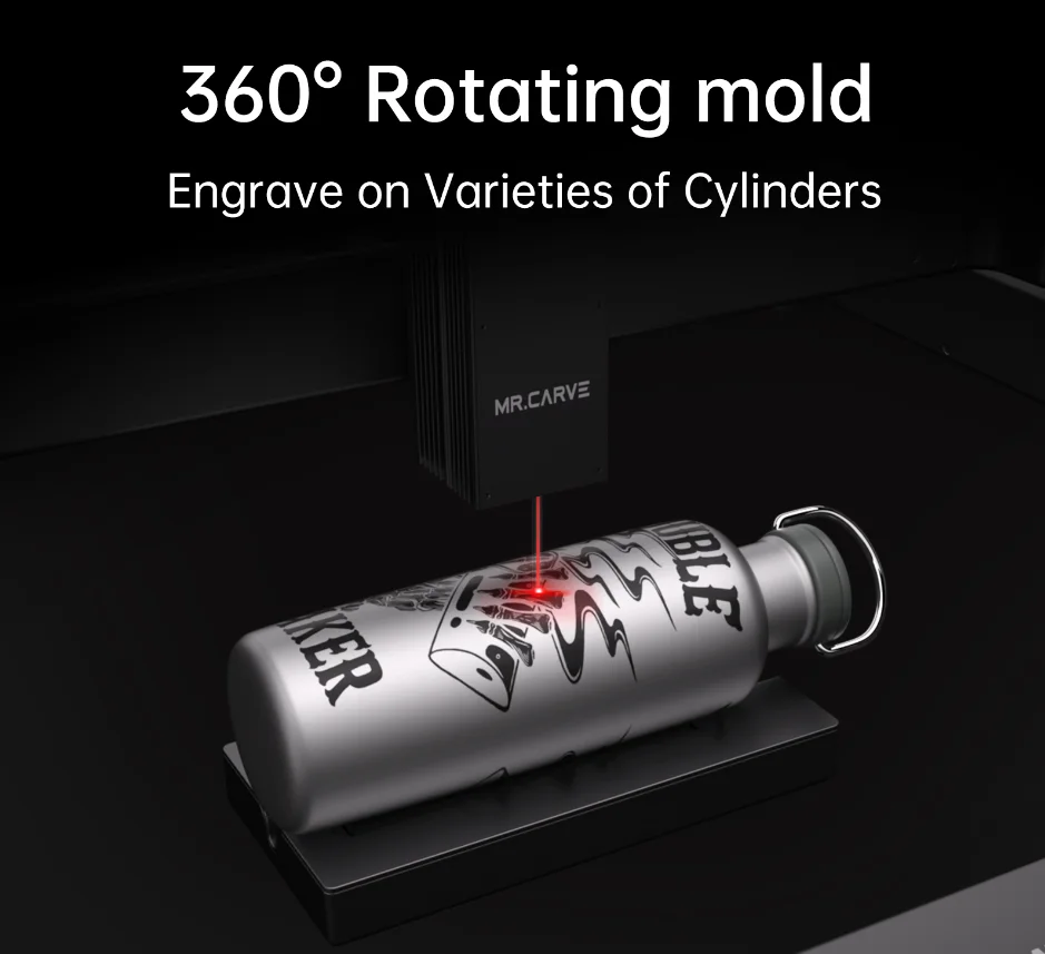 MR. CRAVE R4 Rotary Axis Cylindrical Object 360 degree Rotary Carving for C1/M3