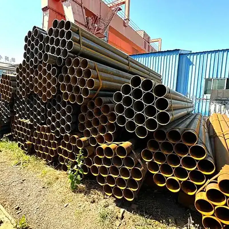 Высококачественная низкая цена большой инвентарь Q195 Q215 Q235 SS400 S235 gb3087 14 дюймов бесшовная труба из углеродистой стали