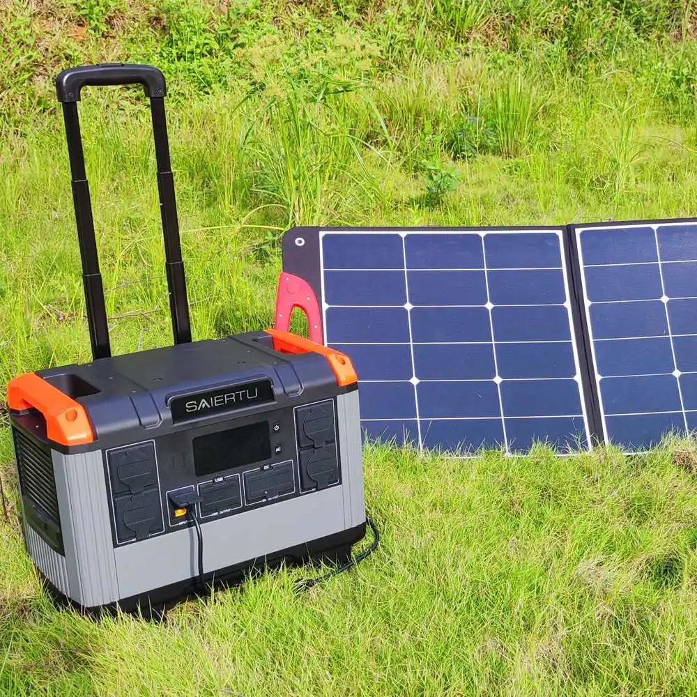 Solar Energy System 2000W 5000W Lithium Solar Power Station 1000W 500W 3000W Portable Power Station Solar Generator