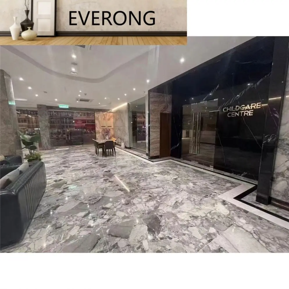 Unique ceppo bianco gray marble stone flooring big slab tile for bathroom