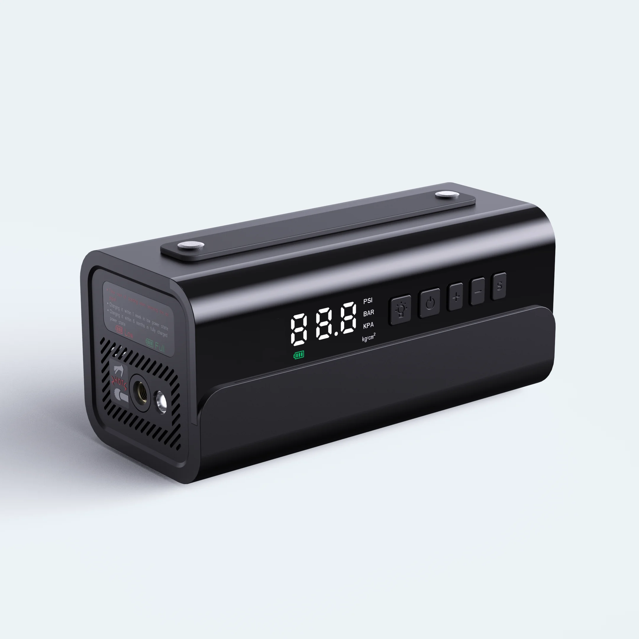 YIJING Tire Inflator Portable Air Compressor Rechargenable Cordless Air Pump For SUV SUP Offraod Car Tires