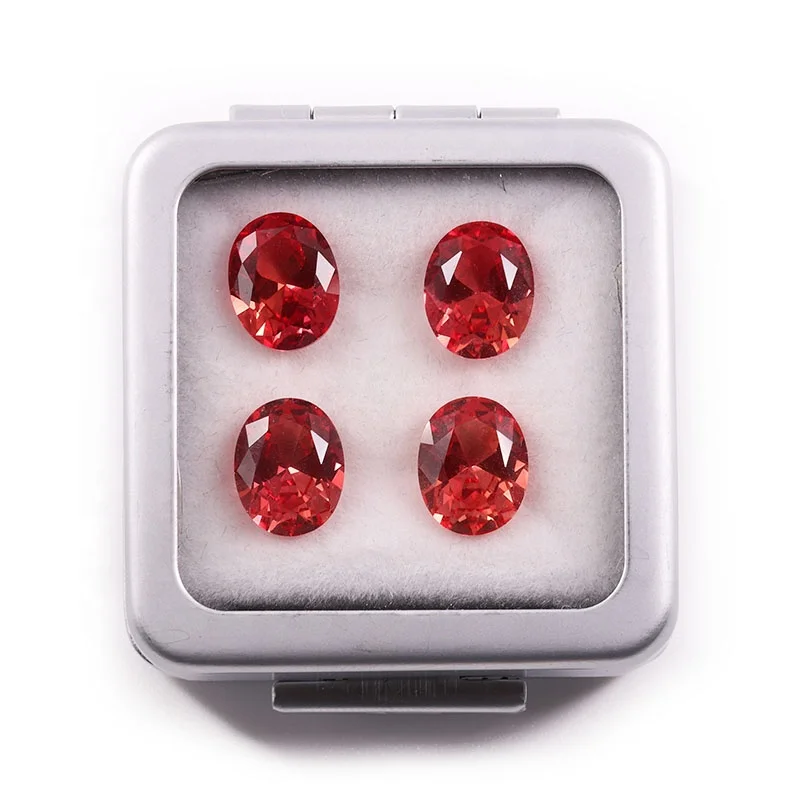 Grade AAAAA Oval Cut Red Natural Burma Ruby Gem Stone with Excellent Quality Factory Price