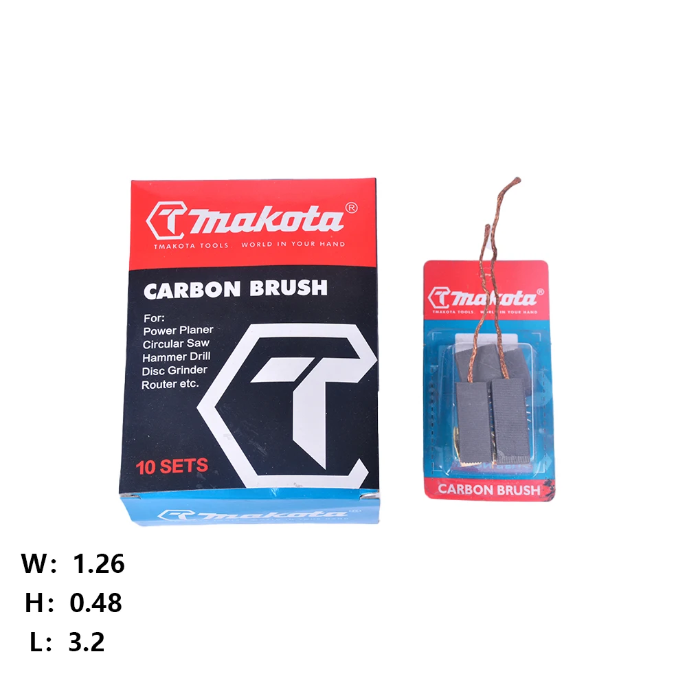 2022 low MOQ carbon brush model Carbon brush sander machine replacement for washing machine Carbon Brush