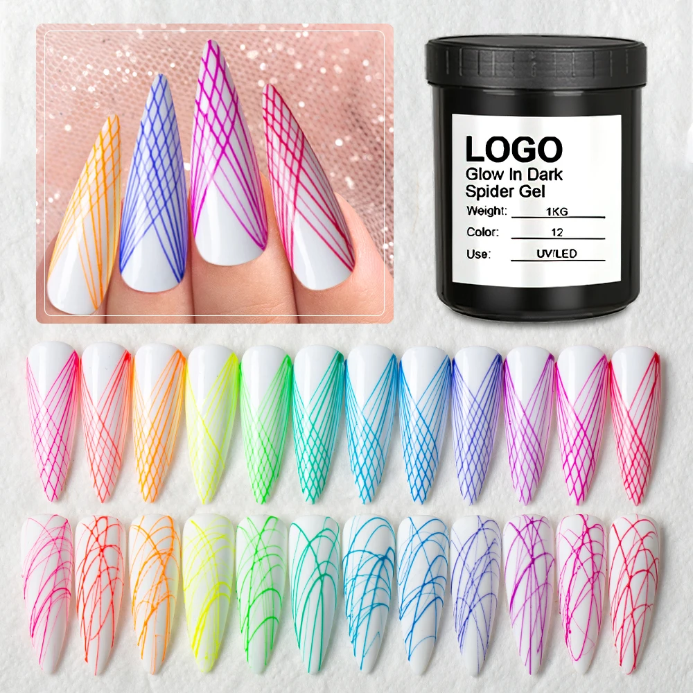 Hot Selling Glow in Dark Spider Gel  Wholesale Price 1kg/5kg Bulk Package