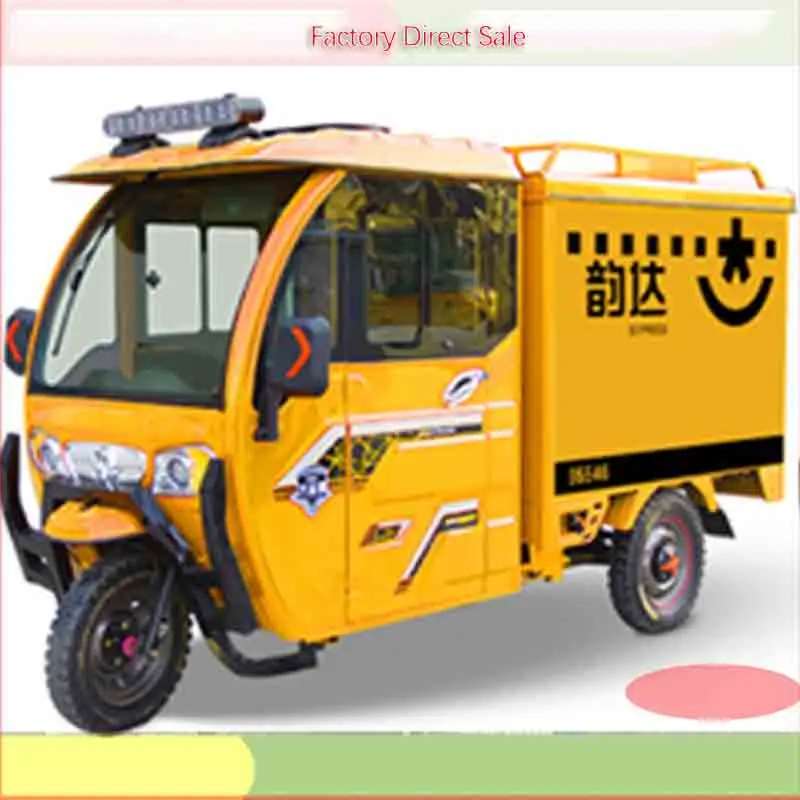 wholesale electric tricycle enclosed tricycle electric van cargo tricycle electric bike with closed cabin