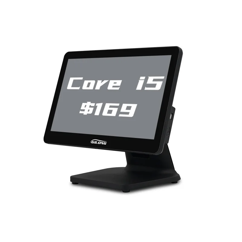 2024 Новое поступление тонкий дизайн AIO сенсорный экран TPV POS терминал Core I5 процессор емкостный кассовый аппарат