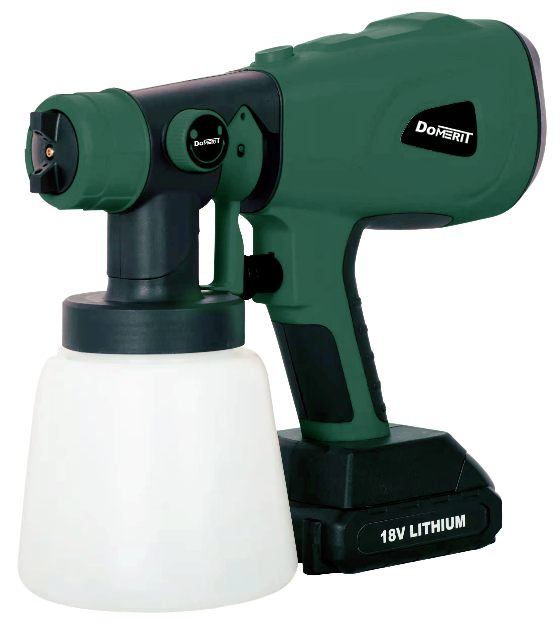 DoMERIT Wholesale 21V Cordless Spray Gun 800ml Paint Sprayer Lithium Battery wireless Cordless Spray Paint Gun