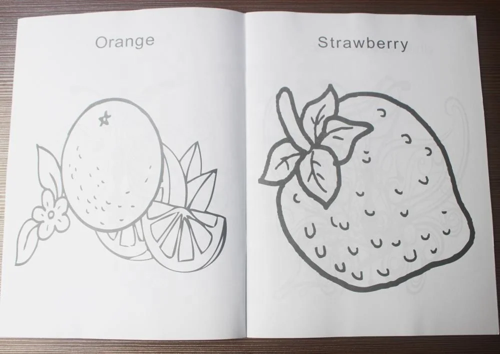 
2020 diversified latest designs high quality children drawing book with colors 