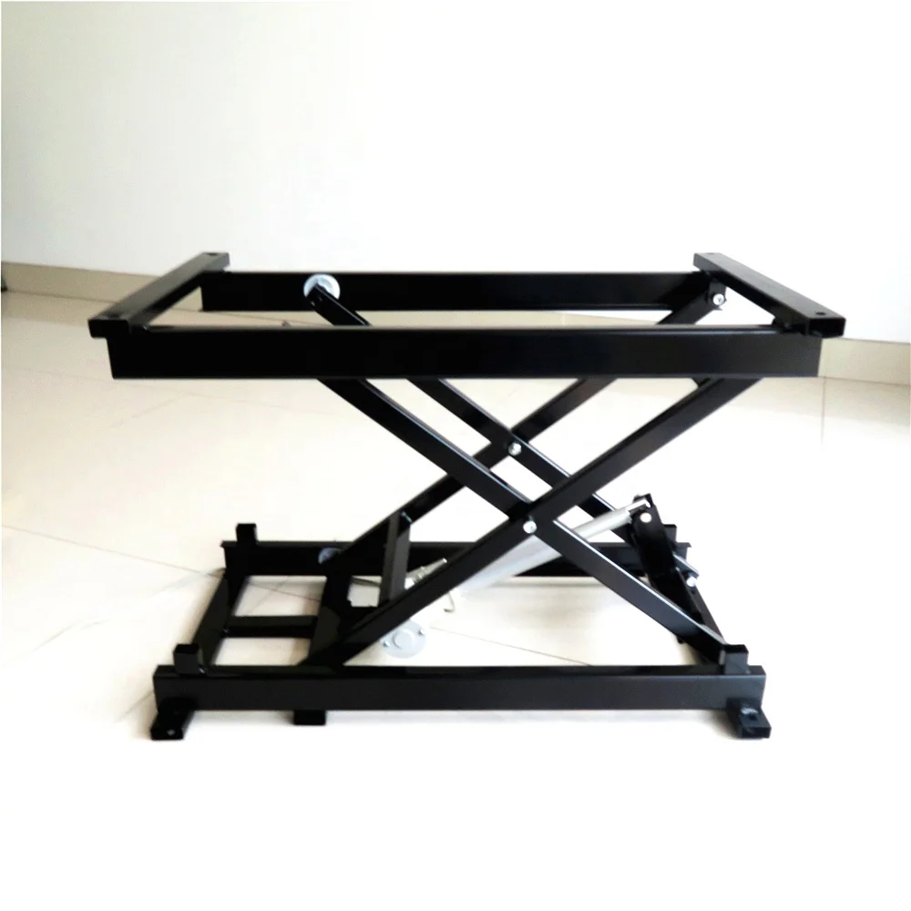 Customized design assembly Hydraulic lifting platforms via foot pedal