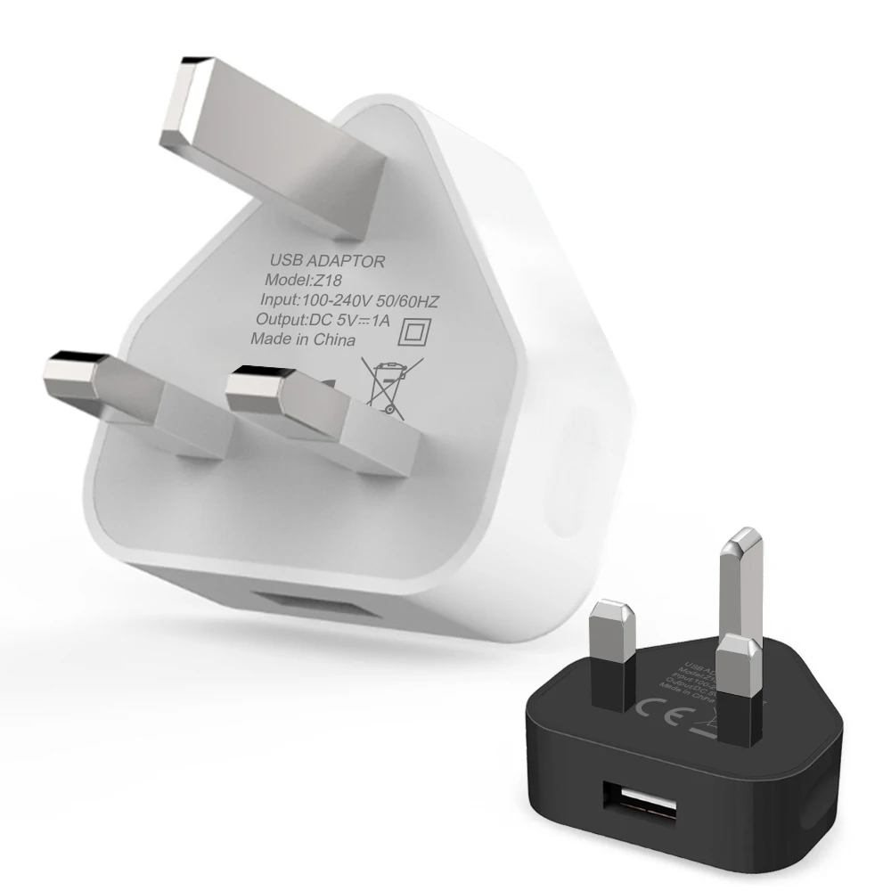  Быстрая зарядка адаптер USB порт 3 контактный разъем зарядного устройства стандарта Великобритании для i