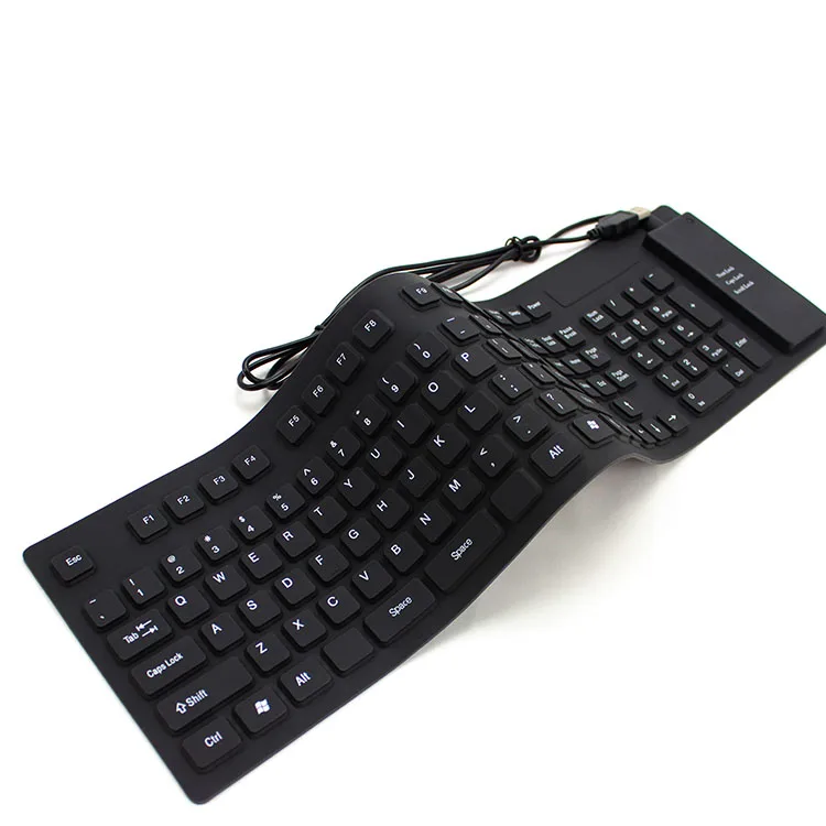 silicone keyboard 109 usb backlight waterproof korean industrial rubber the azerty backlit flexible silicone keyboard for pc