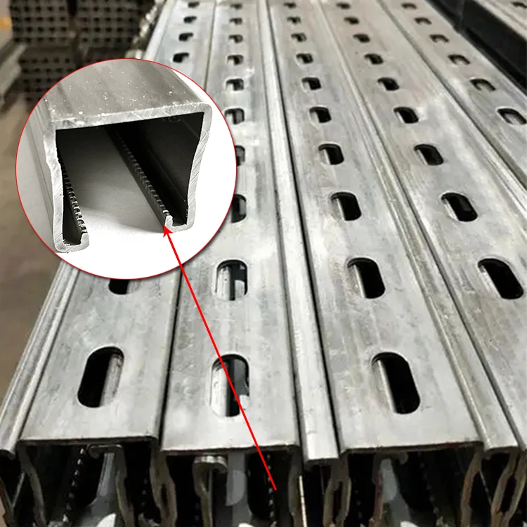 China factory Steel Processing Parts Galvanized C Beam Steel U Channel Structural Steel C Channel