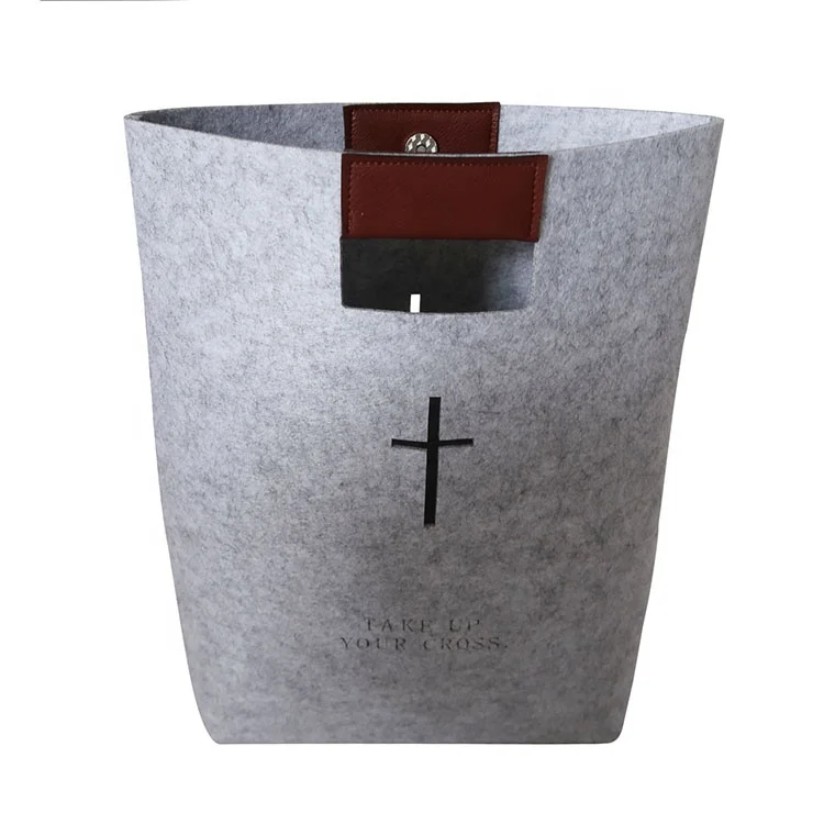 
Складная многоразовая сумка-тоут для покупок продуктов из войлока для христианских подарков 