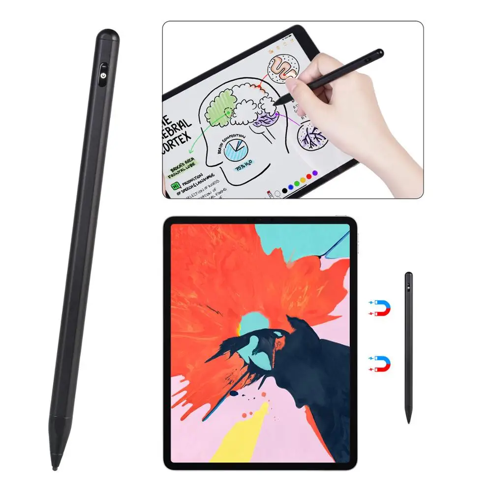 Тонкий точечный активный стилус для сенсорного экрана ipad стилус-карандаш