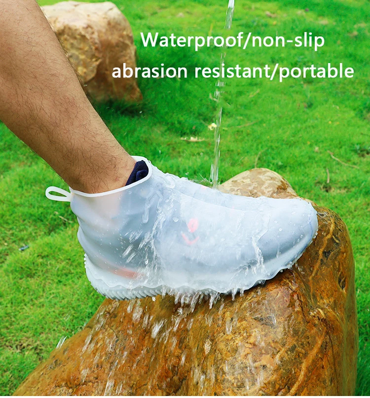 2021 Hot Wholesale Price Sale Waterproof Anti Slip Wear-resistant Rubber Silicone Protective Rain Shoe Cover