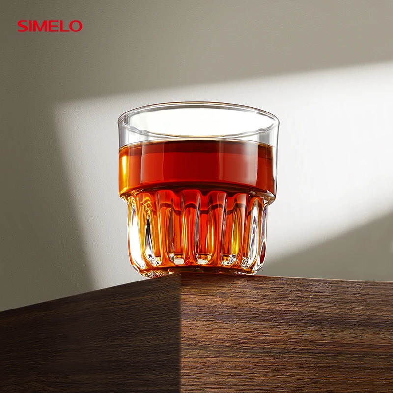 SIMELO 80ml superior quality High borosilicate glass Coffee Cup Cocktail Beer mug Transparent Wine Glass Coffee Mug