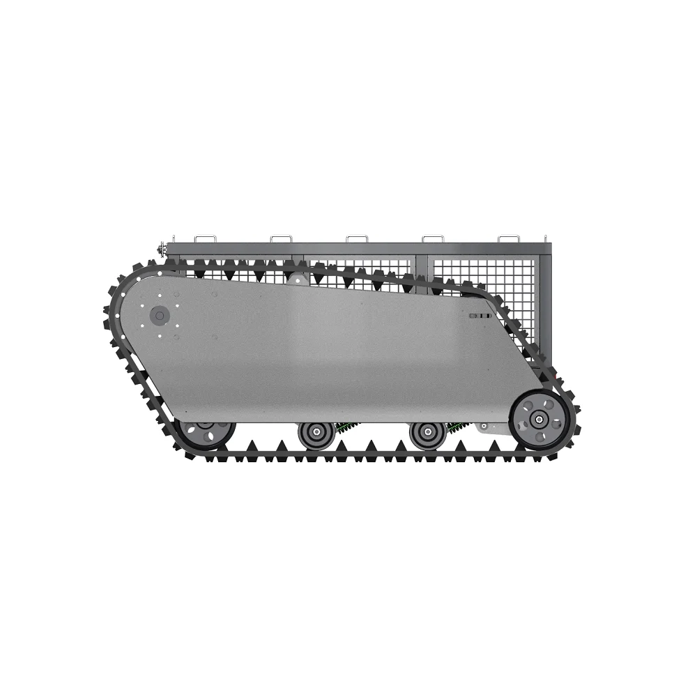 Factory direct sales medium-sized crawler robot chassis electric robot tank waterproof and shock-absorbing chassis