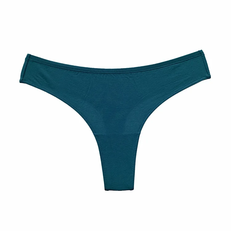 Cotton Thongs for Women Breathable Mid Rise Bikini Panties Womens Thong Underwear Sexy