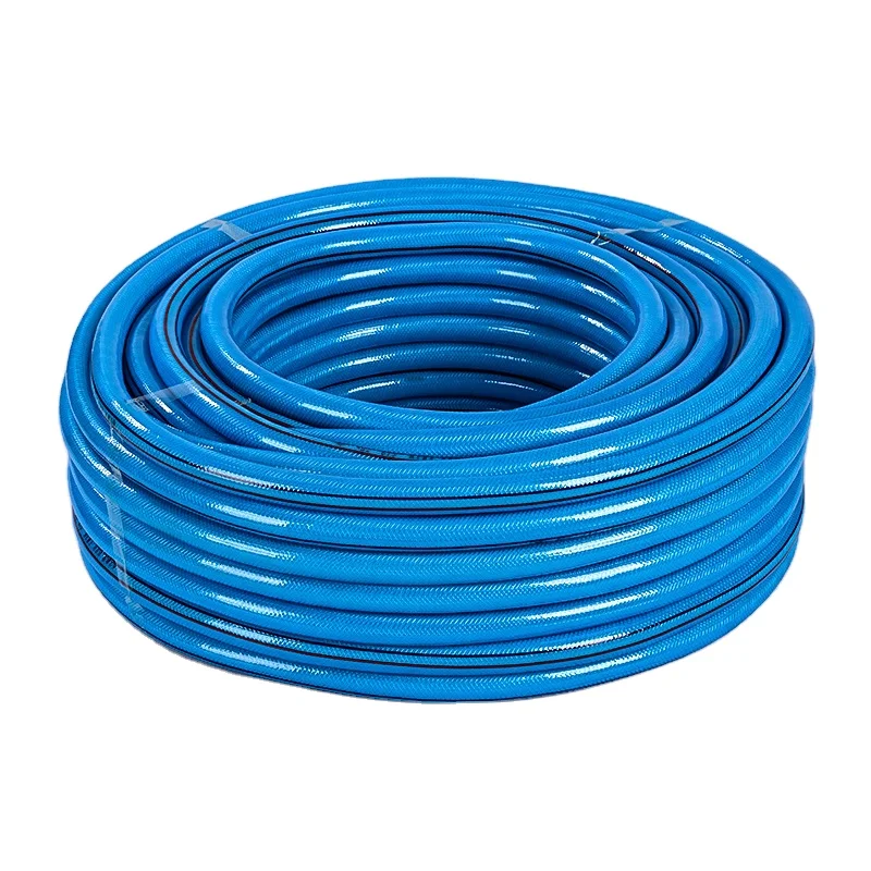 1/2 Inch 3 Layers Water Irrigation Green Home Garden Fiber Reinforced PVC Garden Hose Pipe