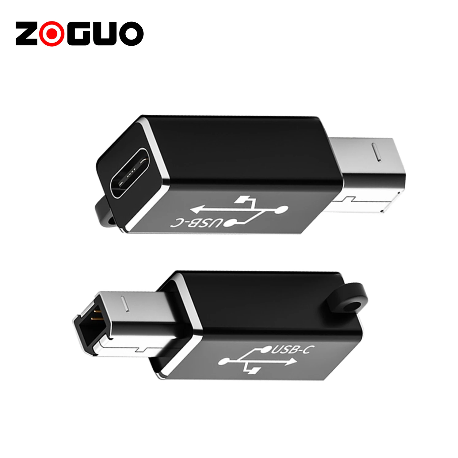 Переходник из алюминиевого сплава с USB C на B Средний переходник Type интерфейсный шнур (2