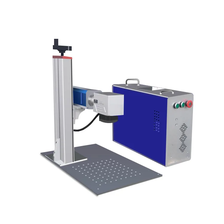 20W 30W Small Portable Laser Marking Machine for Metal Lazer Engraving Machine Handheld Laser Engraver ID Card Laser Printer