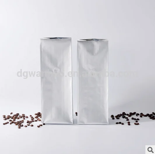 Glossy Matte frosted zip lock bag for Coffee bags with valve wholesale packaging