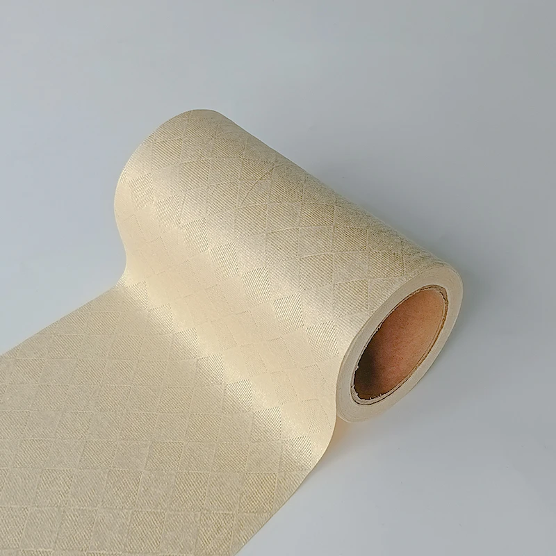 Bamboo Spunlace 50gsm Plain Spunlace Composite Nonwoven Fabric Rolls Spunlace Nonwoven Fabric