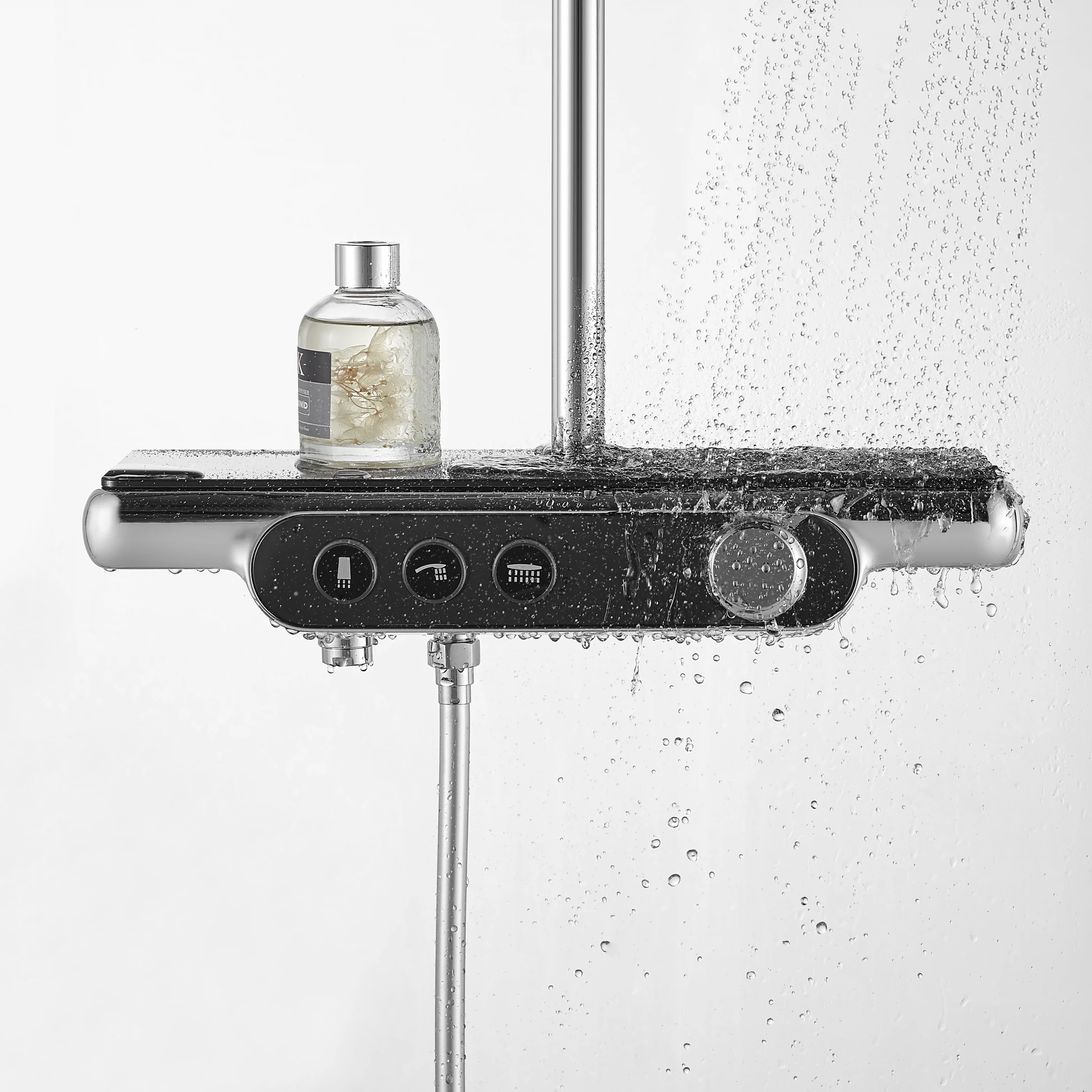 kaiping 2021 new design  Big showerl, 3 function led  digital shower coloshower Bathroom Shower Set bathroom rainfall shower