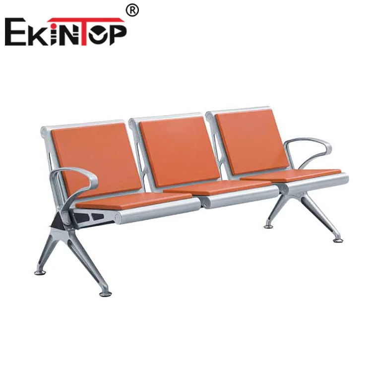 Wholesale Airport Waiting Chairs Hospital Clinic Waiting Room Stainless Steel 3-seater Waiting Bench Chairs for Office