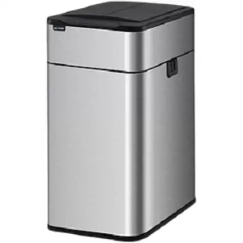 15L-60L Double-Door Stainless Steel Intelligent Drawstring Lifting Ring Trash Can Kitchen Bedroom Office Use Sensor Families