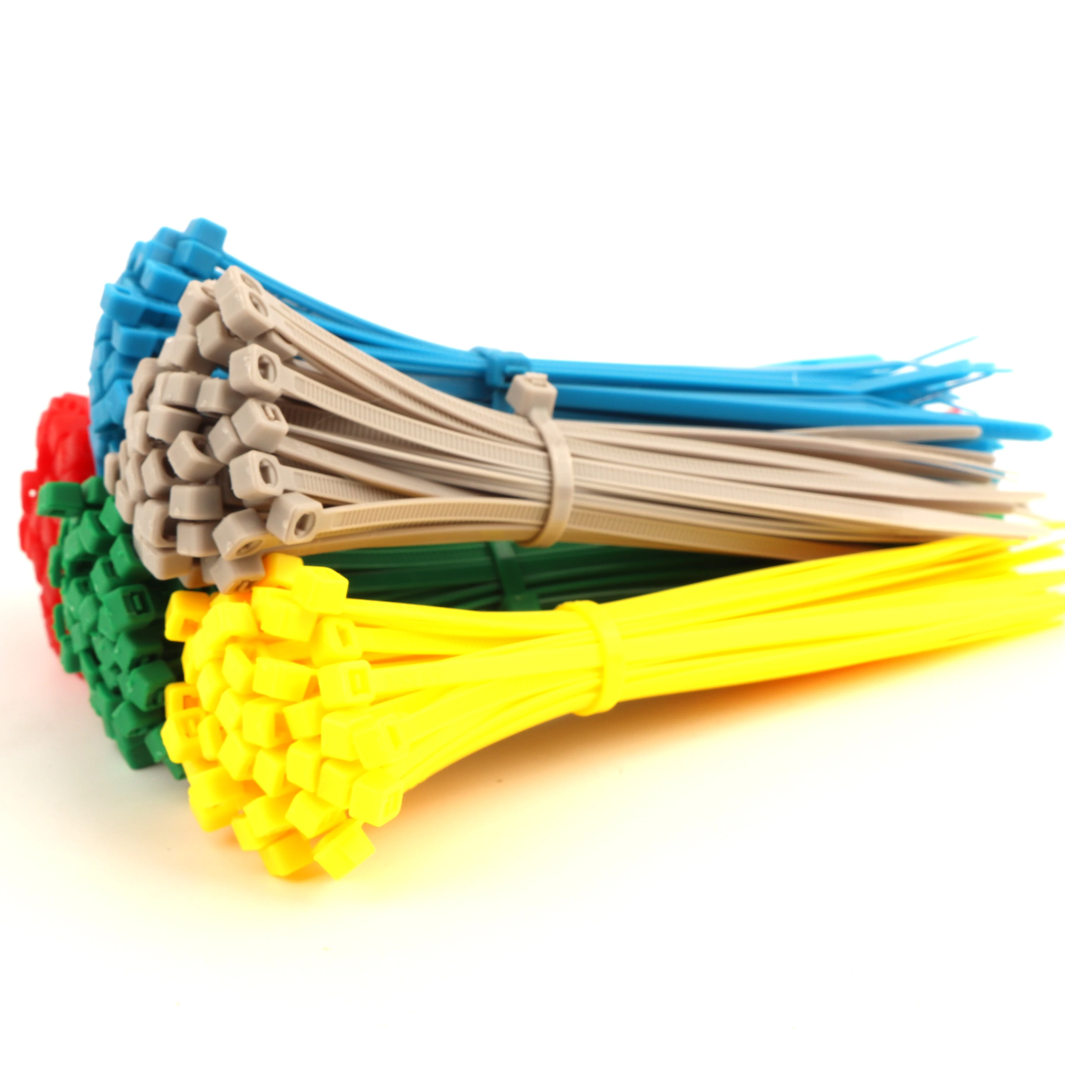 China Molding Natural Nylon Cable Ties Manufacturers Heavy Duty Self-Locking Premium 4*180mm Nylon Cable Wire Ties