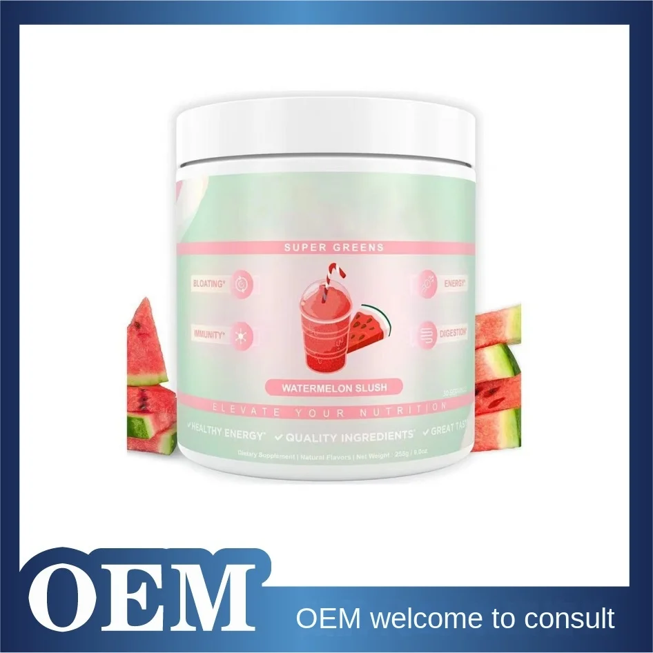 OEM/ODM Private Label Greens Superfood Powder Supplement Adult Applicable Green Powder Supplement