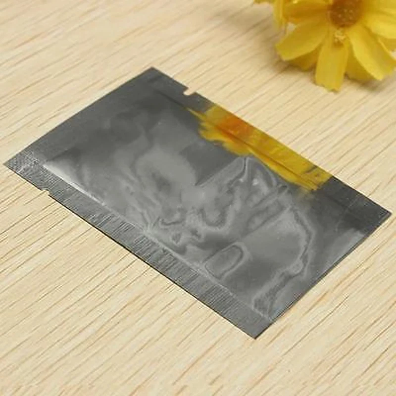 Silver Aluminum Foil Mylar Bags Vacuum Sealer Zip Lock Storage Pouches Anti Static Bags